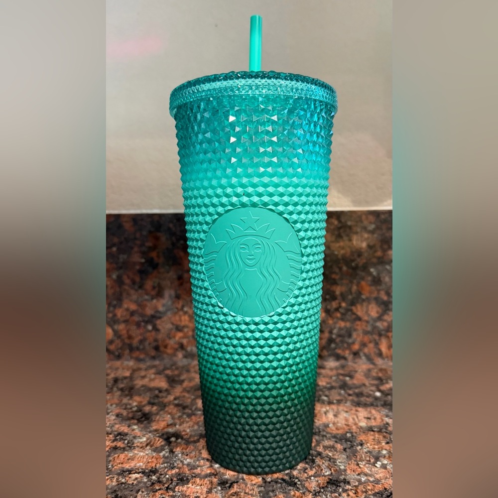 Starbucks Textured Aqua Tumbler